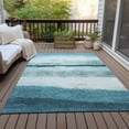 thumbnail image 4 of Dalyn Rugs Machine Washable Indoor/Outdoor Chantille ACN2169 Teal 3' x 5' Rug, 4 of 9