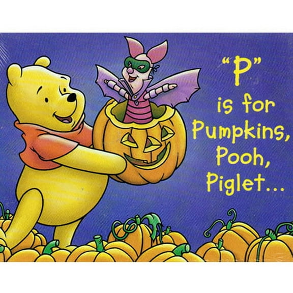 Winnie the Pooh Halloween 'P is for Pumpkins' Invitations w/ Envelopes (8ct)