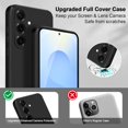 thumbnail image 2 of WWS-Case for Samsung Galaxy S25, Soft Silicone Case with Upgraded Camera Protection, Shockproof Slim Case Cover with Anti-Scratch Microfiber Lining, Black, 2 of 4