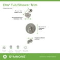 thumbnail image 3 of Symmons 5592STN15TRM Elm Tub And Shower Trim Package - Nickel, 3 of 7