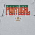 thumbnail image 2 of Umbro Men's Portugal Stacked Soccer T Shirt (Grey Heather, S-XXXL), 2 of 4