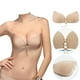 thumbnail image 3 of Sujetador Invisible de Gel de silicona de 2 piezas, sujetador autoadhesivo Push Up sin tirantes para mujer, Beige y negro C Soledad Las mujeres, 3 of 10