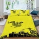 thumbnail image 2 of Lázaro Conjunto de sábanas temático, trío de piezas, cómodo y amigable con la piel, diseño único, regalo de decoración para el hogar para familiares, amigos y fans, 90 cm * 190 cm, 2 of 6