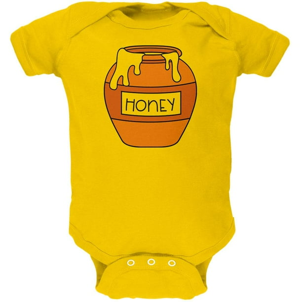 Old Glory Halloween Honey Pot Honeypot Costume Soft Baby One Piece Yellow 18 24 M Walmart Com Walmart Com