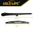 thumbnail image 5 of ABLEWIPE Rear Wiper Arm Blade Compatible with Chevrolet Tahoe 2007-2014, 12"+17.1" Back Windshield Wiper Blade Arm Set of 2,Y07Z3X2W, 5 of 6