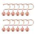 thumbnail image 1 of 12 PCS robusta ducha Cortina Cortina Cortina Fijación Accesorios Hierro Ganchos Ganchos, 1 of 5