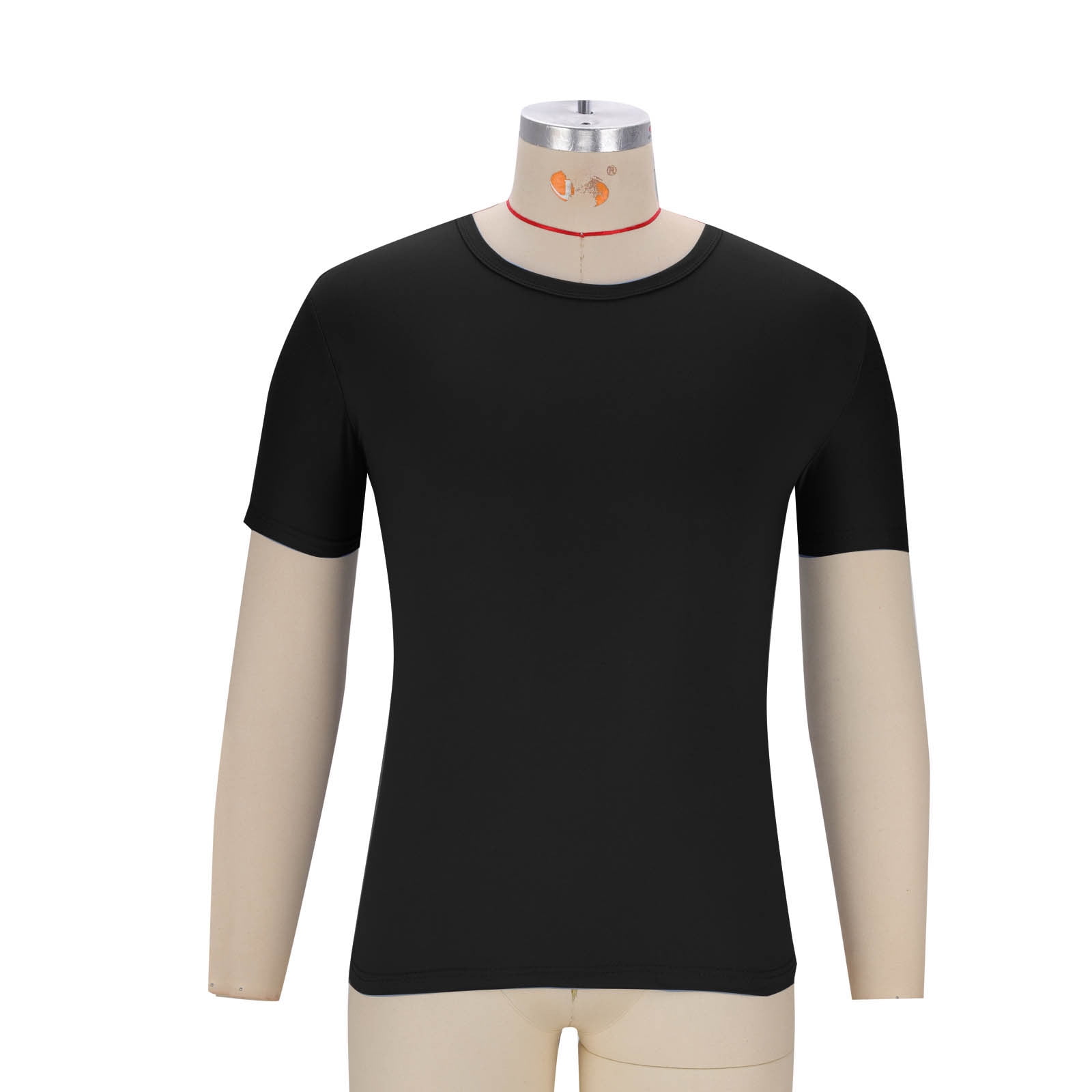Iugvhana Mens Solid Color Base T Shirts Big and Tall Breathable