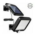 thumbnail image 1 of Lámpara solar con sensor de movimiento de 56 LED, 120°, resistente al agua, IP65, para jardín, con cable Versalles de 5 m, 1 of 5