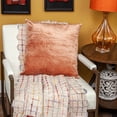 thumbnail image 6 of Parkland Collection Sunstone Transitional Orange Solid Pillow Cover, 6 of 6