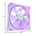 thumbnail image 2 of F140RGB - 140mm RGB Fans - Twin + RGB Lighting Controller - White, 2 of 16