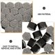 thumbnail image 4 of Car Wheel Nut Cover Decorative Lug Nut Covers for Trailer 20Pcs Black Silver, 4 of 4