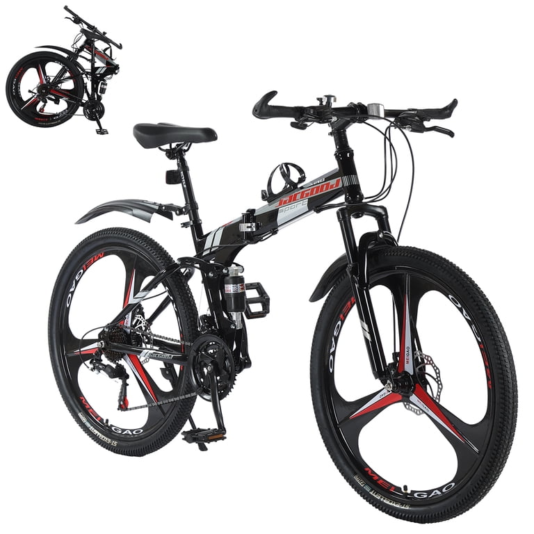 自転車本体 Good bicycle Jacgood 26 Inch Adult Mountain Bike with 24-Speed Drivetrain and