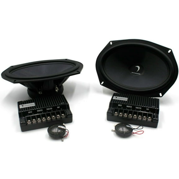 DIAMOND AUDIO® DE69C 6"x9" 75W RMS ELITE-SERIES 2-WAY COMPONENT SPEAKER SYSTEM