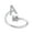 A, variant on Rings for Women's Fashion OpeningRing Couple Ring Opening Letter Ring Jewelry