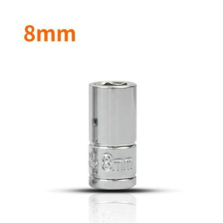 

1Pc 1/4 Socket Wrench Head Sleeve Hand Tools Auto Repair Removal Tool 4-14 mm
