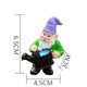 thumbnail image 3 of Gnome Dwarf Art Esculturas Divertido Miniatura Micro Paisaje para Jardín (Estilo A) Tmvgtek Libre de BPA, 3 of 7
