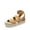 CAMEL, variant on Strappy Espadrille Platform Wedge Sandals for Women Dressy Summer, Comfortable Open Toe Sandals with Cushioned Insole and Ankle Strap Buckle