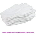 thumbnail image 5 of White Cotton Gloves for Gardening Dry Hands Unisex Cloth Liners 12 Pairs Q0W1, 5 of 9