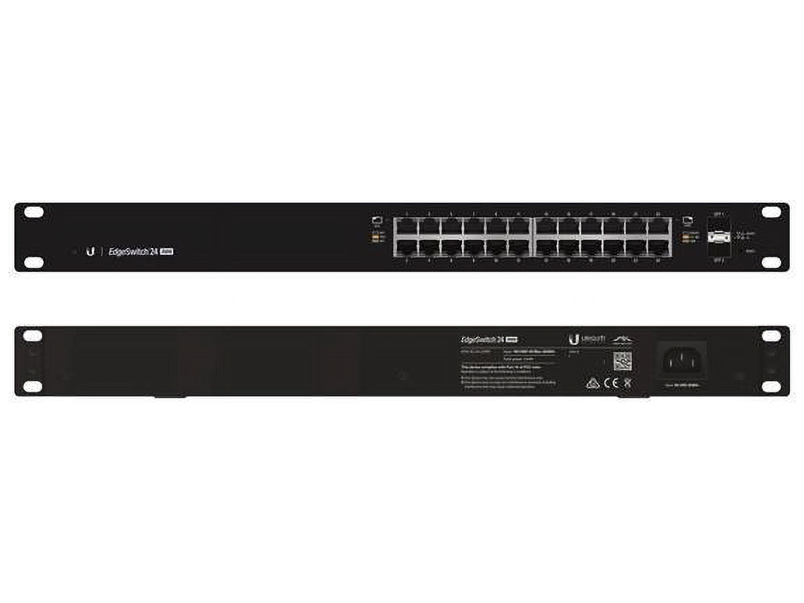 Ubiquiti Networks EdgeSwitch 24 250W (ES-24-250W) Managed PoE+ Gigabit Switch with SFP,Black