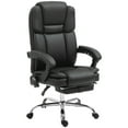 thumbnail image 3 of Vinsetto Vibration Massage Office Chair with Heat, PU Leather, Black, 3 of 10