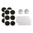 thumbnail image 1 of Kit de 2 parches para neumáticos de bicicleta de montaña, herramientas prácticas para reparar neumáticos, utensilio de raspado, bolsa de almacenamiento de PP (negro), 1 of 5