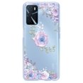 thumbnail image 1 of Funda Antigolpes para Oppo A16 InstaCase Flores Lila, 1 of 4