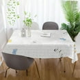 thumbnail image 6 of Cute Butterfly Rectangle Tablecloth, Dust Proof Anti Wrinkle Wipeable Table Cloth Tabletop foration of Dinner Kitchen Wedding Holiday Party 60"x90" Decor Gift, 6 of 7