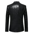 thumbnail image 3 of Lindreshi Winter Coats for Women Plus Size Men's and Winter Fashion Personality Sequins Casual Suit Jacket, 3 of 3