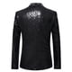 thumbnail image 3 of Chaqueta de traje informal de lentejuelas con personalidad de moda de otoño e invierno para hombre Fridja  po5307, 3 of 3