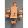 thumbnail image 2 of Pangea Home Miami 7-piece Aluminum Frame Patio Dining Set in Orange, 2 of 17