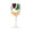 C, variant on OCCOA Colorful Painted Christmas Wine Glass Festive Stemware Gift Boxed Art Goblet for Party Home Table Decor Gift Xmas Present, A