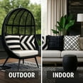 thumbnail image 6 of DecorX Black and White Modern Geometric Outdoor Pillow Covers, Set of 4, Waterproof, 6 of 13
