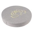 thumbnail image 3 of Coussins de Méditation Épaissis en Lin Rond, Coussin de Méditation, pour Méditation Yoga Gris, 3 of 8