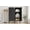 Black, variant on Slim Metal Locker Cabinet with Lock – Adjustable Shelf, Ventilated Steel Design, Secure Office Filing Storage, Durable Black Steel, 35 x 38 x 98.5cm – Color: Black
