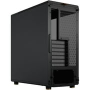 Fractal Design North Charcoal Black Chassis with Walnut Front and Dark Tempered Glass Side Panel ATX Mid Tower Computer Case