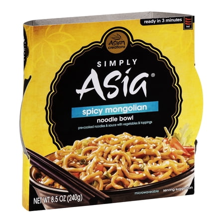 Simply Asia Noodle Bowl Spicy Mongolian, 8.5000-ounces (Pack of6)