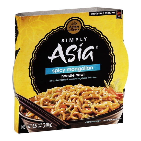 Simply Asia Noodle Bowl Spicy Mongolian, 8.5000-ounces (Pack of6)