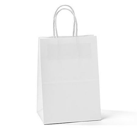 Download Halulu White Kraft Paper Bags, Strong Paper Gift and ...