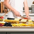 thumbnail image 3 of Sylvtty Clear Acrylic Cookie Tray Modern Design BAP-Free Round Rectangular Appetizer Serving Tray for Bread Fruits, 3 of 6