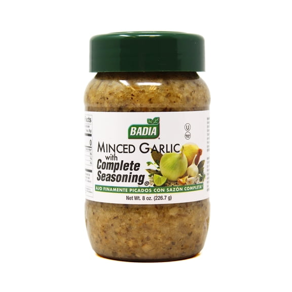 Badia Minced Garlic with Complete Seasoning 8 oz