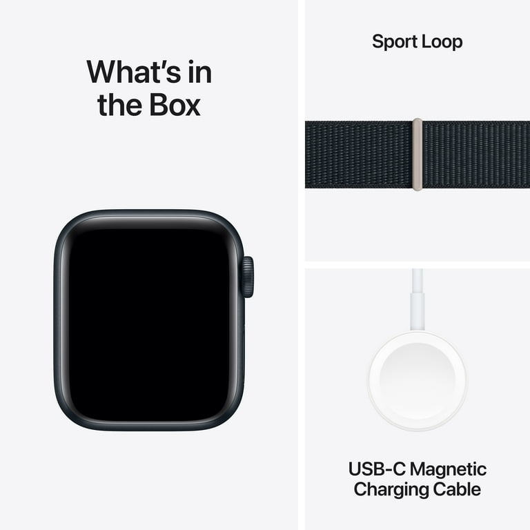 Apple Watch SE (2nd Gen) GPS 40mm, Midnight Case, Sport Loop, Fitness Tracker, Heart Rate Monitor - Walmart.com Apple Watch SE (2nd Gen) GPS 40mm, Midnight Case, Sport Loop, Fitness Tracker, Heart Rate Monitor - Walmart.com