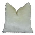 thumbnail image 1 of Plutus Arctic Fox Handmade Throw Pillow, (20" x 20"), 1 of 1
