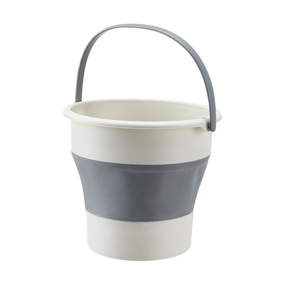 SDFGTstore Multi-Purpose Foldable Pail Bucket Portable Collapsible Bucket with Handle