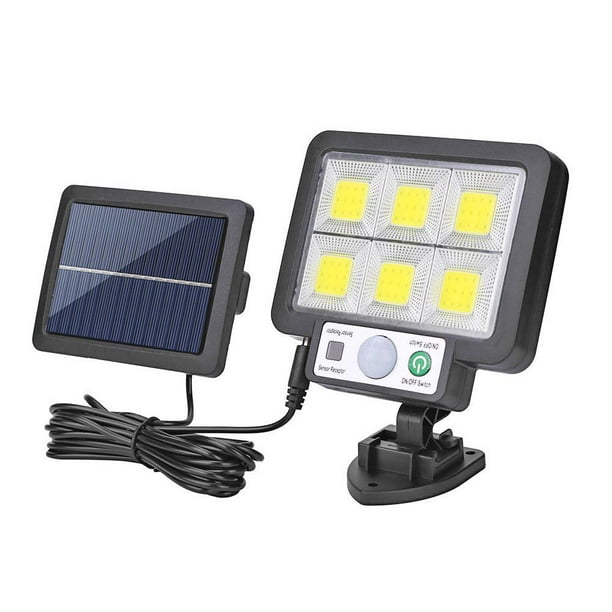 Lámpara Luz de pared solar dividida LED de sensor de movimiento a prueba de agua Luz de calle (B)