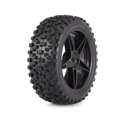 thumbnail image 3 of Neumáticos de goma RC 1/10 12mm Hex Hubs Inserciones de espuma Ruedas de coche RC Off Road Buggy Car, 3 of 8