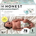 thumbnail image 1 of Pañales The Honest Company Clean Conscious, tamaño 1, 4-6 kg, 78 unidades, 1 of 9