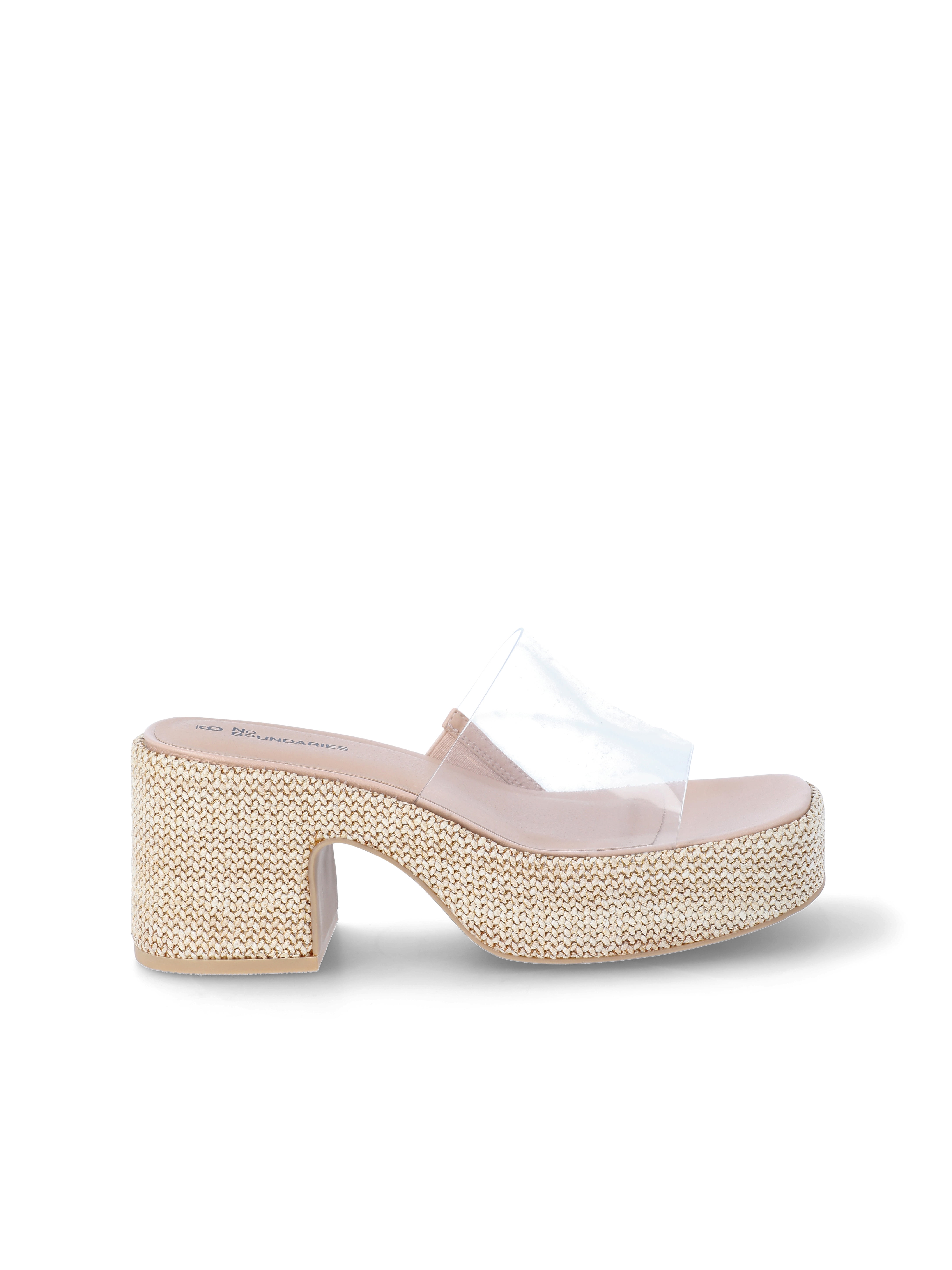 No Boundaries Women's Platform Mule Sandal