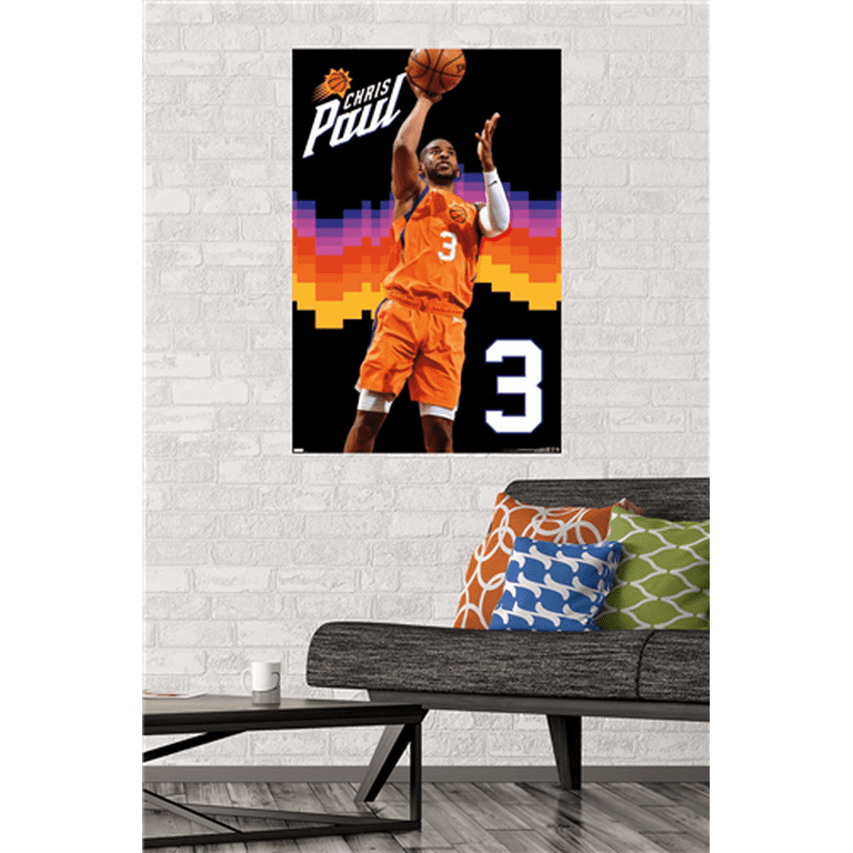 Chris Paul Poster Phoenix Suns Print Kids Gift Gym Man 