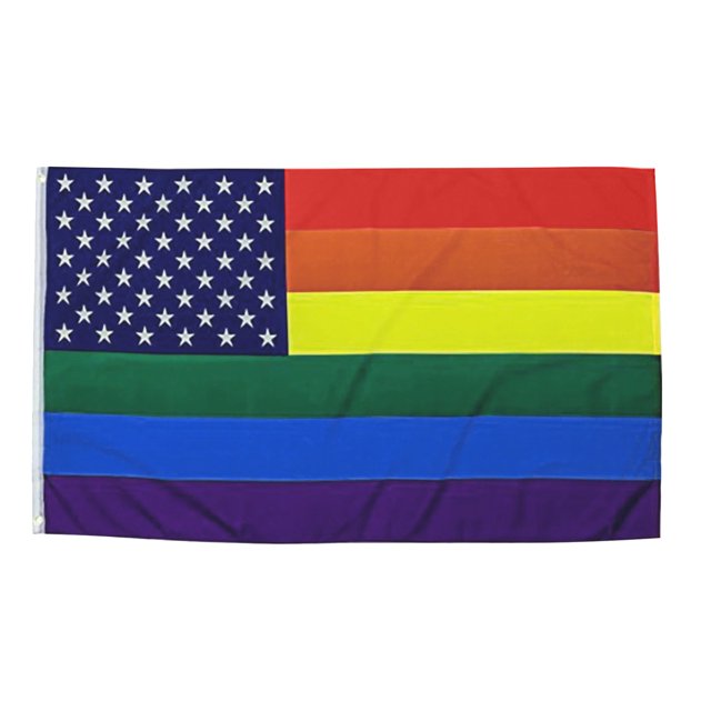 Decorative Flags, Suitable for Hand Holding or Outdoor Hanging Rainbow Flag Symbolizing Lgbt Pride, Flags_ Banners & Accessories