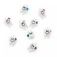 thumbnail image 6 of U8MO 10pcs Resin Tooth Pendants Mini Cute Charms With Tone Iron DIY Crafting 32~34mm, 6 of 8
